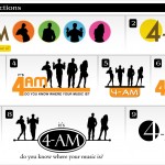 four_and_more Initial 4-AM logo renderings